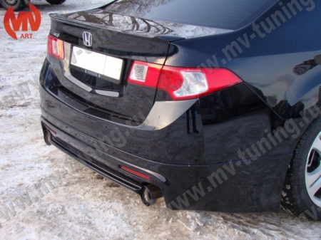 АБС-пластик Юбка заднего бампера "MUGEN Style" H.Accord VIII 2008-2012